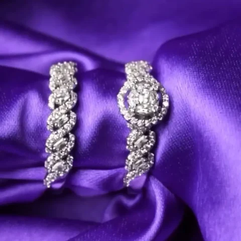 Twisted Glam Stacker Ring