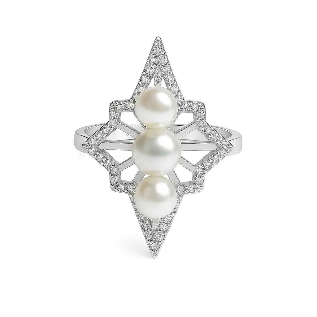 Pearl Prism Ring